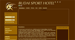 Desktop Screenshot of budaisporthotel.hu