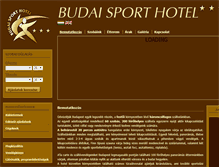 Tablet Screenshot of budaisporthotel.hu